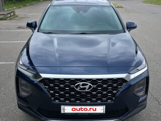 2019 Hyundai Santa Fe IV, синий, 2450000 рублей, вид 2