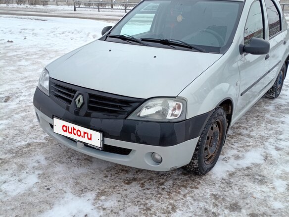 2008 Renault Logan I, серый, 400000 рублей - вид 2