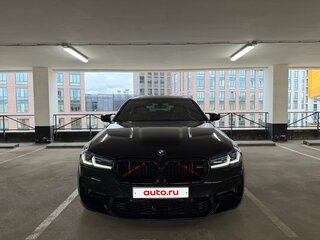 2021 BMW 5 серии 530i xDrive VII (G30/G31/G38) Рестайлинг, чёрный, 3700000 рублей, вид 2