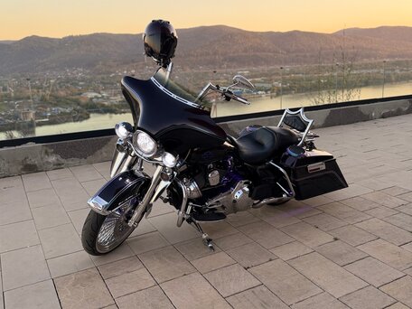 2009 Harley-Davidson Road King, пурпурный, 1100000 рублей, вид 1