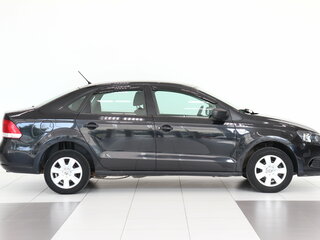 2013 Volkswagen Polo V, чёрный, 492000 рублей, вид 3