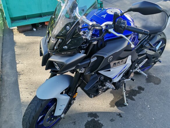 2020 Yamaha MT-10, синий, 1100000 рублей - вид 6