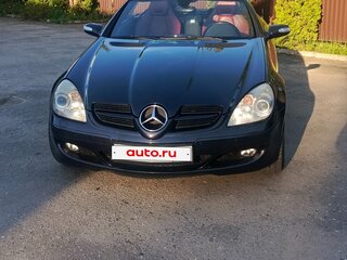 2005 Mercedes-Benz SLK-Класс 200 II (R171), синий, 1370000 рублей, вид 1