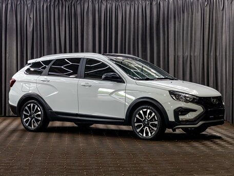 2024 Lada (ВАЗ) Vesta SW I Рестайлинг (NG), белый, 1395000 рублей, вид 3