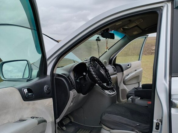 2008 Kia Carnival Grand II, серый, 1000000 рублей