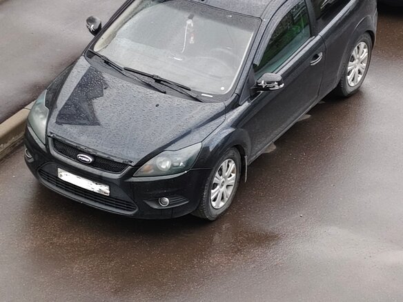 2008 Ford Focus II Рестайлинг, чёрный, 420000 рублей - вид 1