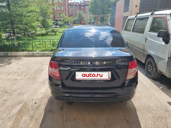 2024 Lada (ВАЗ) Granta I Рестайлинг, чёрный, 550000 рублей - вид 5