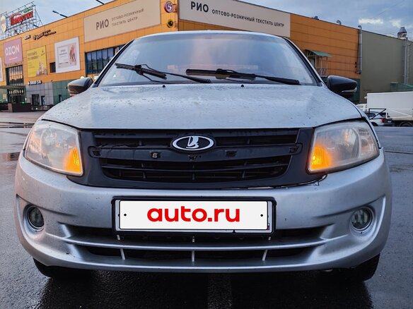 2012 Lada (ВАЗ) Granta I, серебристый - вид 1