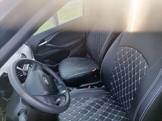 2021 Lada (ВАЗ) Vesta I, чёрный, 900000 рублей, вид 2
