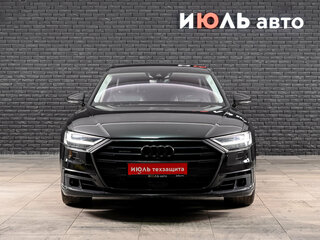 2018 Audi A8 Long 60 TFSI IV (D5), чёрный, 7050000 рублей, вид 2
