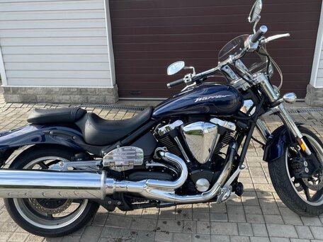 2005 Yamaha XV 1700 Warrior, синий, 820000 рублей, вид 1