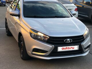 2016 Lada (ВАЗ) Vesta I, серебристый, 720000 рублей, вид 1