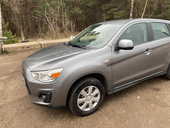 2013 Mitsubishi ASX I Рестайлинг, серый, 980000 рублей
