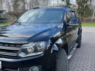 2012 Volkswagen Amarok Double Cab full-time I, чёрный, 1650000 рублей, вид 4