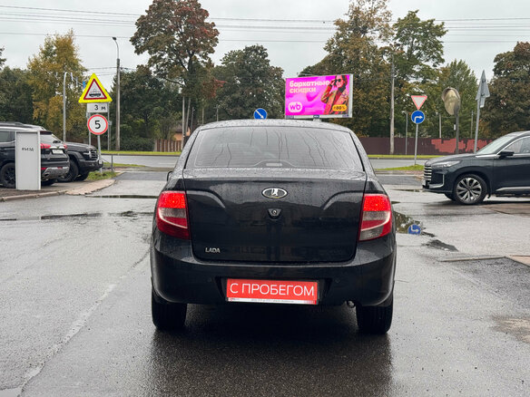 2014 Lada (ВАЗ) Granta I, синий, 449000 рублей - вид 4