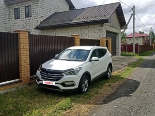 2016 Hyundai Santa Fe III Рестайлинг, белый, 2250000 рублей, вид 4
