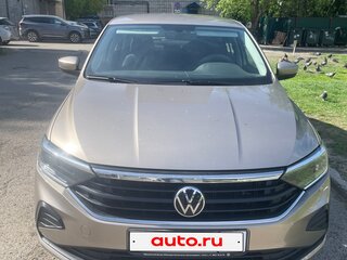 2021 Volkswagen Polo VI, бежевый, 1850000 рублей, вид 1