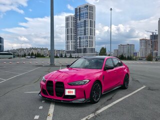 2022 BMW M3 Competition Package VI (G80), розовый, 7750000 рублей, вид 2
