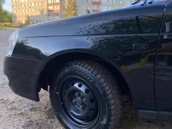 2017 Lada (ВАЗ) Priora I Рестайлинг, чёрный, 420000 рублей - вид 12