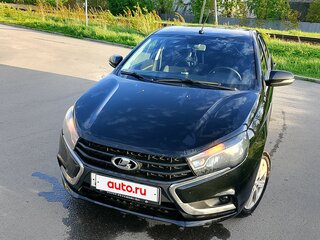 2021 Lada (ВАЗ) Vesta I, чёрный, 1150000 рублей, вид 3