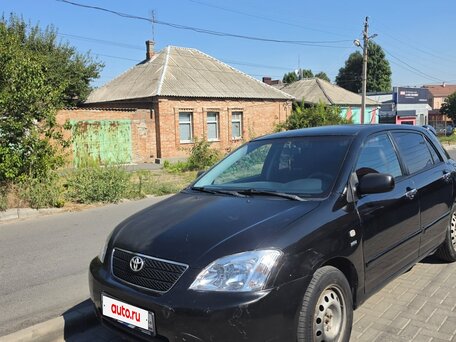 2002 Toyota Corolla IX (E120, E130), чёрный, вид 5