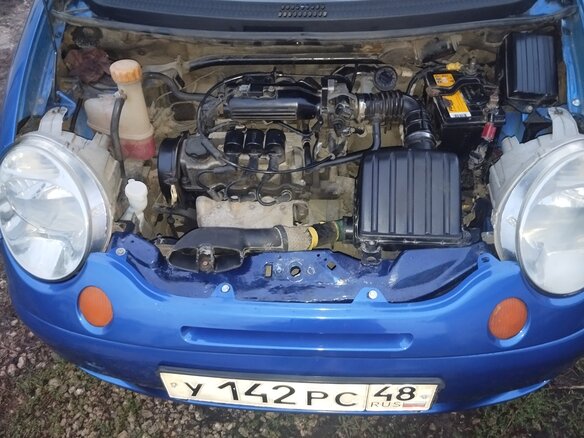 2013 Daewoo Matiz I Рестайлинг, синий, 175000 рублей - вид 7