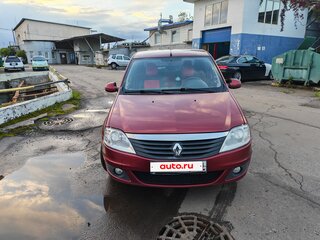 2011 Renault Logan I Рестайлинг, красный, 390000 рублей, вид 1