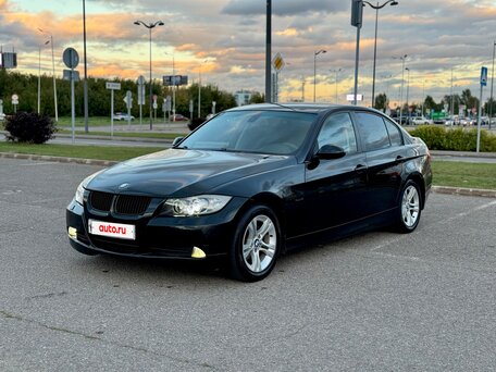 2008 BMW 3 серии 320i V (E90/E91/E92/E93), чёрный, 770000 рублей, вид 3
