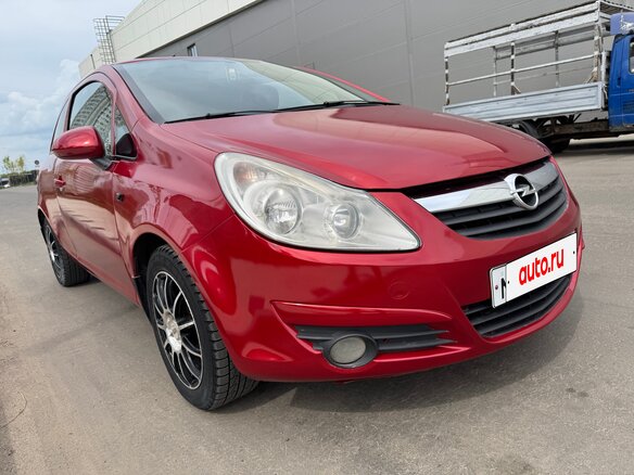 2008 Opel Corsa D, красный, 380000 рублей - вид 5