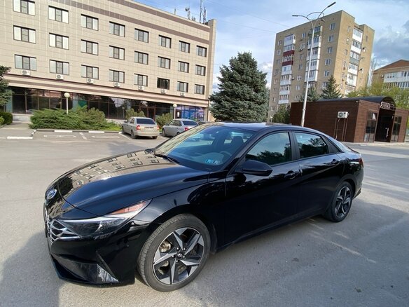 2023 Hyundai Elantra VII (CN7), чёрный, 2250000 рублей - вид 4