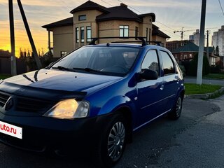 2007 Renault Logan I, синий, 215000 рублей, вид 1