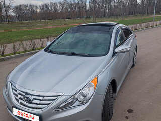 2013 Hyundai Sonata VI (YF), серый, 1400000 рублей, вид 3