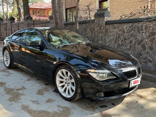 2008 BMW 6 серии 650i II (E63/E64) Рестайлинг, чёрный, 1700000 рублей, вид 1