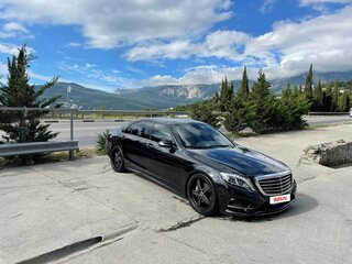 2014 Mercedes-Benz S-Класс 350 CDI BlueTEC Long 7G-TRONIC VI (W222, C217), чёрный, 1400000 рублей, вид 2