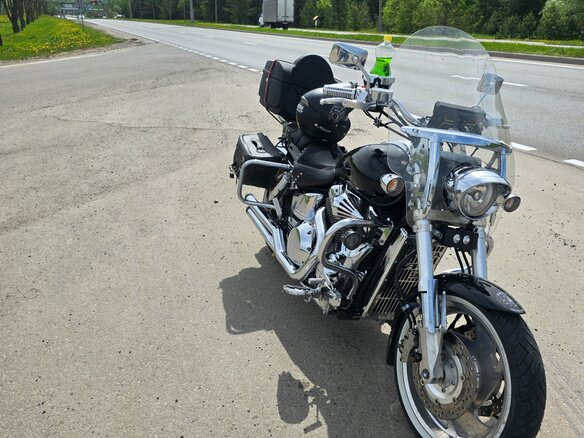 2004 Honda VTX 1800, чёрный, 700000 рублей