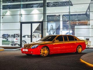 2001 Mercedes-Benz S-Класс 600 Long IV (W220), красный, 1600000 рублей, вид 2