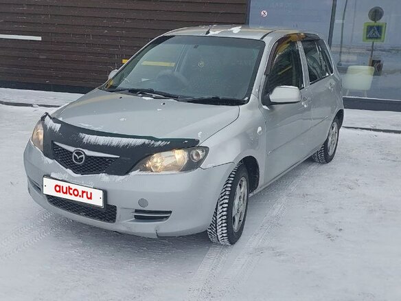 2003 Mazda Demio II (DY), серый, 275000 рублей