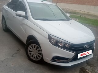 2019 Lada (ВАЗ) Vesta I, белый, 1100000 рублей, вид 1