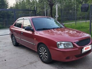 2005 Hyundai Accent ТагАЗ II, красный, 250000 рублей, вид 3