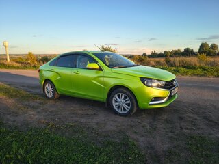 2016 Lada (ВАЗ) Vesta I, зелёный, 699000 рублей, вид 3