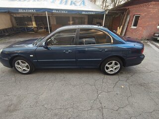 2007 Hyundai Sonata ТагАЗ IV (EF) Рестайлинг, синий, 400000 рублей, вид 3