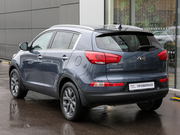 2014 Kia Sportage III Рестайлинг, синий - вид 6