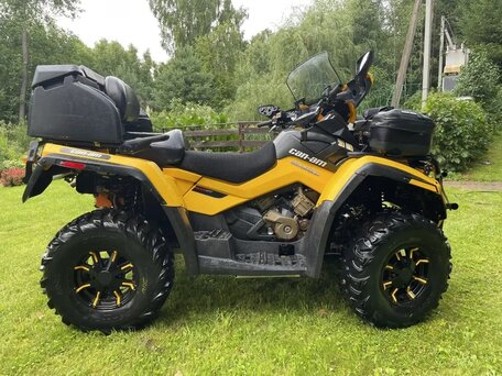 2011 BRP Can-Am Outlander Max XT-P 650T, жёлтый, 800000 рублей, вид 5