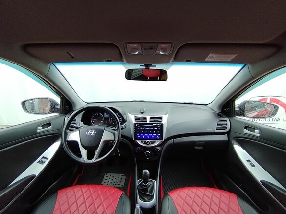 2013 Hyundai Solaris I, красный, 699000 рублей - вид 12