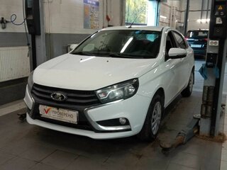 2018 Lada (ВАЗ) Vesta SW I, белый, 710000 рублей, вид 1