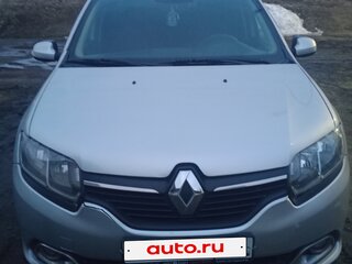 2014 Renault Logan II, серебристый, 520000 рублей, вид 1