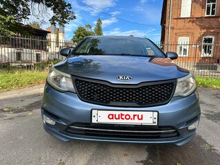 2016 Kia Rio III Рестайлинг, голубой, 1199000 рублей, вид 4