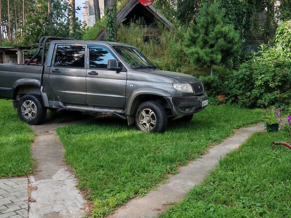 2014 УАЗ Пикап I, зелёный, 450000 рублей - вид 1