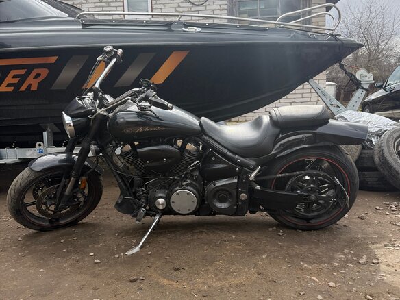2007 Yamaha XV 1700 Road Star, чёрный, 700000 рублей - вид 2