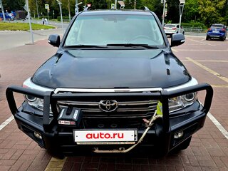 2013 Toyota Land Cruiser 200 Series Рестайлинг 1, чёрный, 5100000 рублей, вид 2